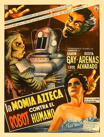 The Aztec Monster against the Humanoid Robot (1958).